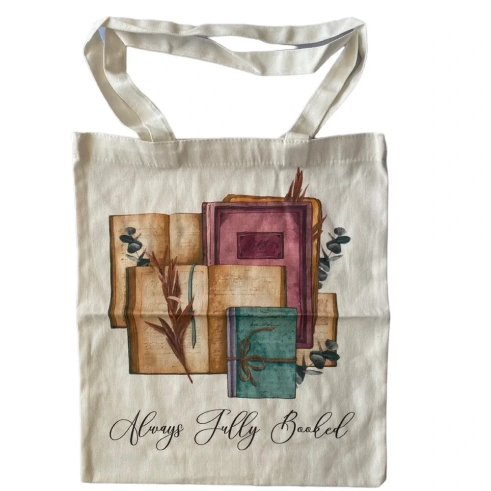 Always Fully Booked Totebag‎ 16x14 inch